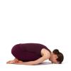Yoga-Asana Stellung des Kindes (Garbhasana)