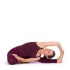 Yoga-Asana Vorwärtsbeuge - drehend (Janu Shirasana)